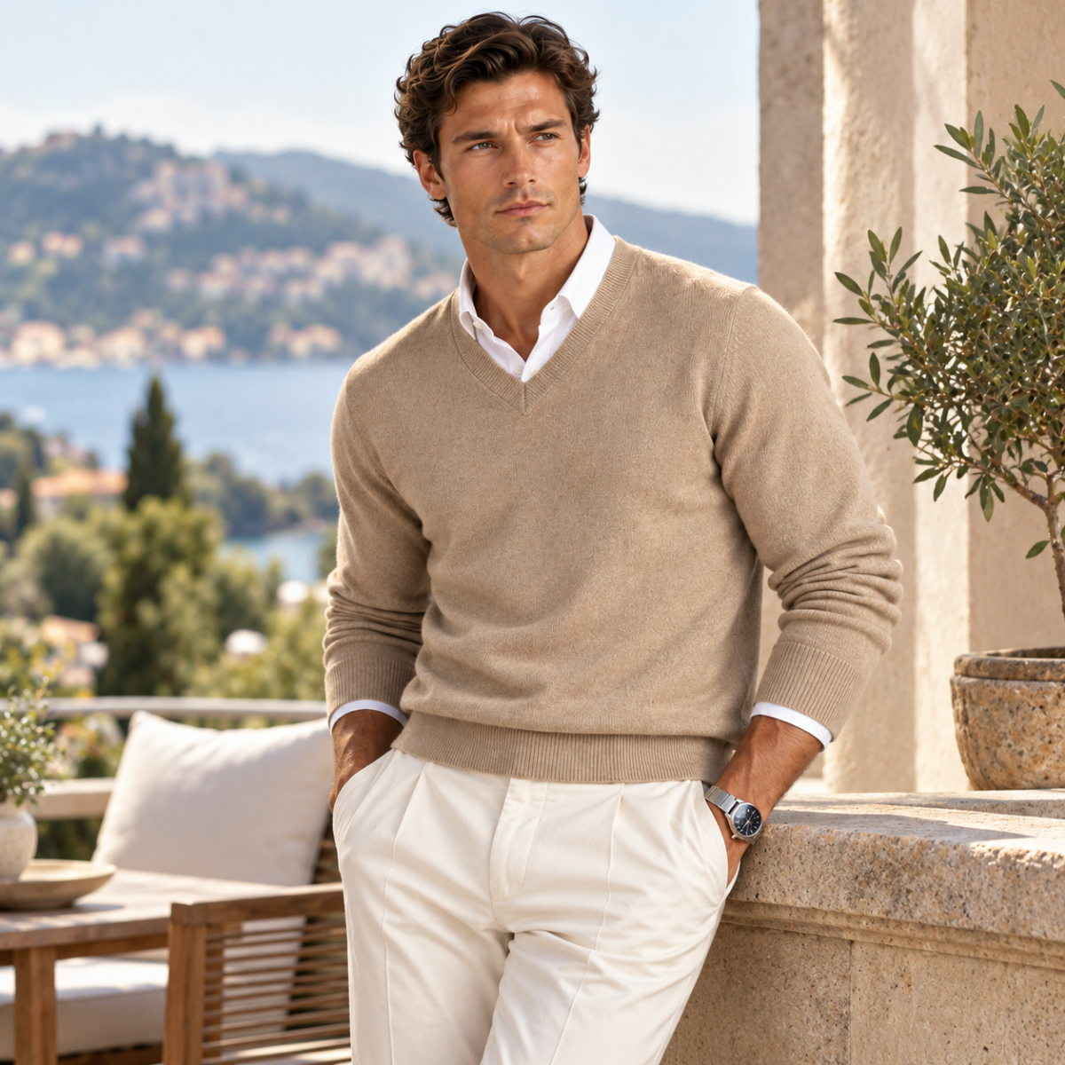 The Cleveland Cashmere Jumper for Men