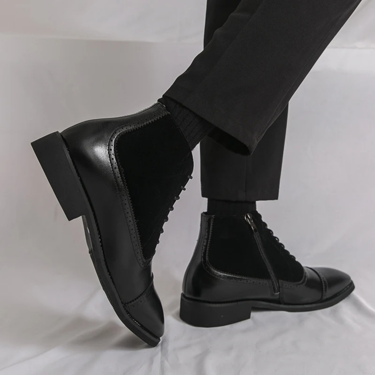 The Thistlewood Men’s Elegant Formal Chelsea Leather Boots