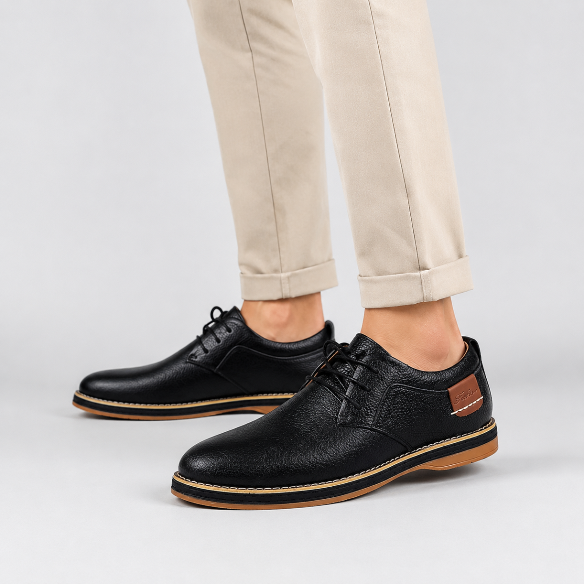 The Sandbanks Men's Elegant Lace Up Dress Shoes