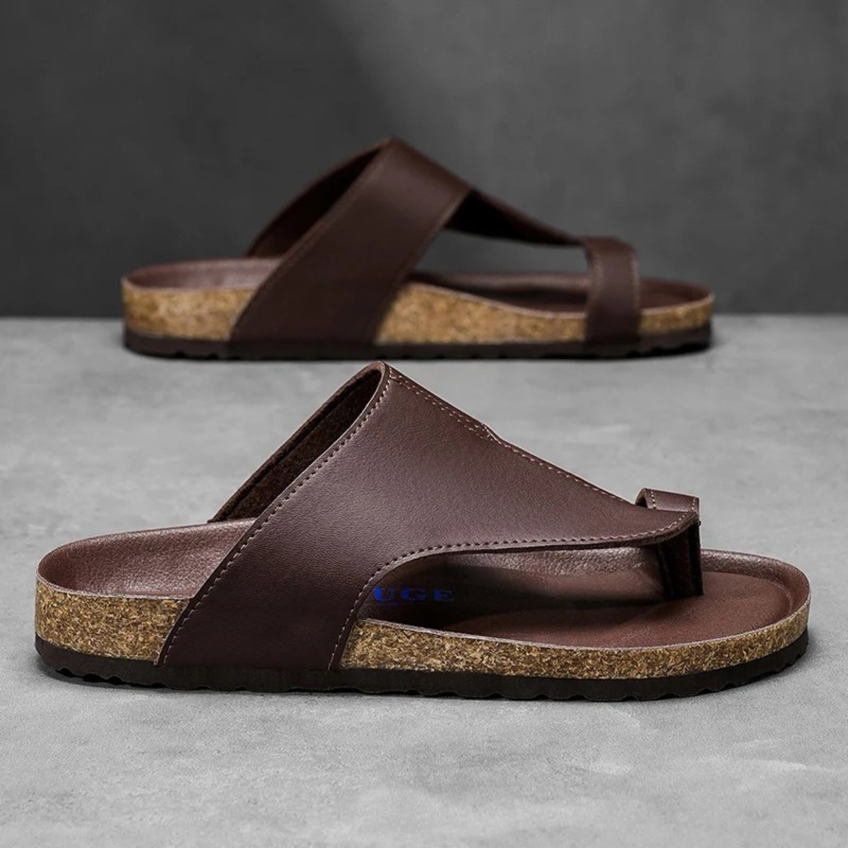 The Arona Men’s Cork Footbed Slide Sandals