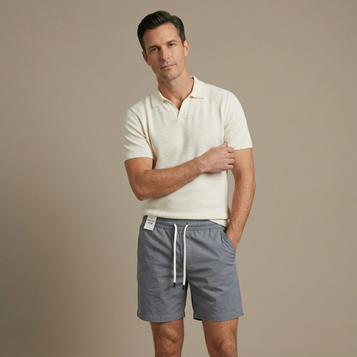 The Ludlow Men’s Lightweight Drawstring Cotton Shorts