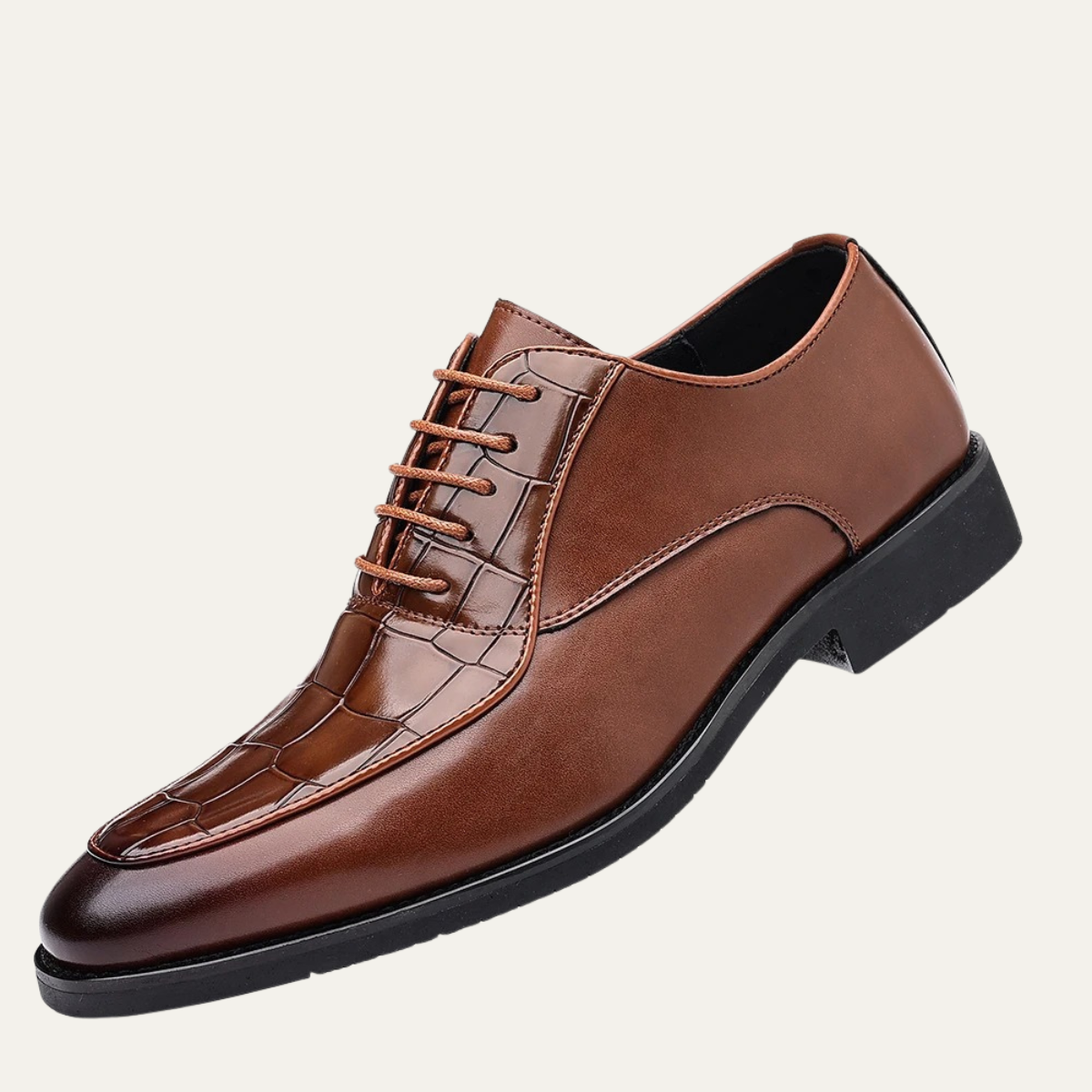 The Volterra Men’s Lace Up Leather Oxford Dress Shoes