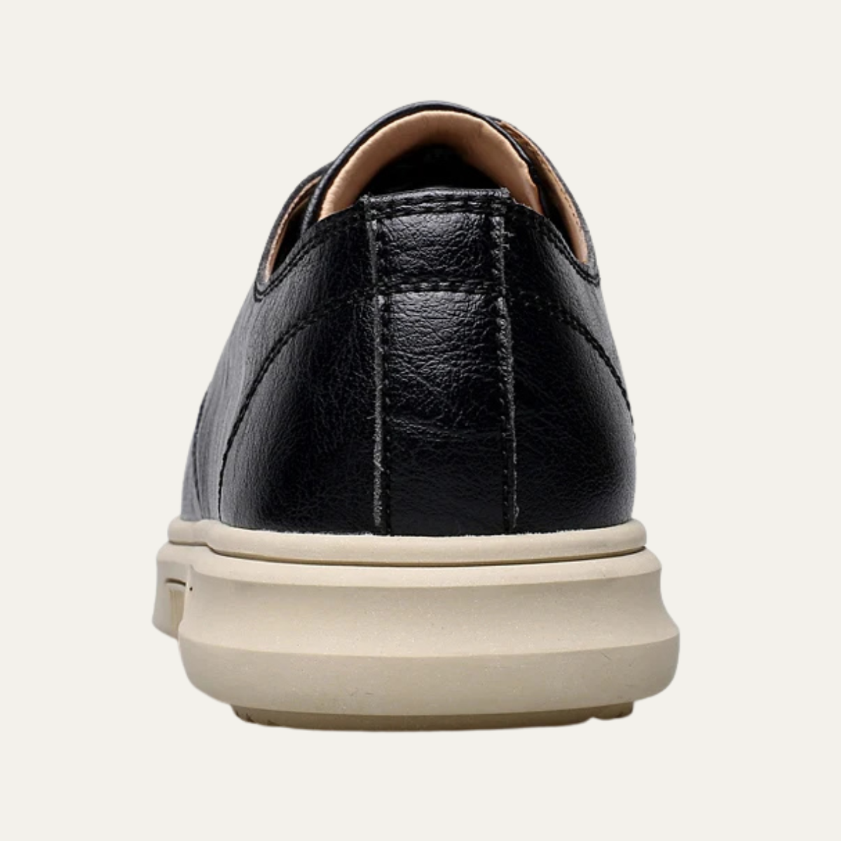 The Alderwood Men’s Comfortable Leather Look Lace Up Trainers