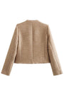Women's Textured Blazer with Pockets