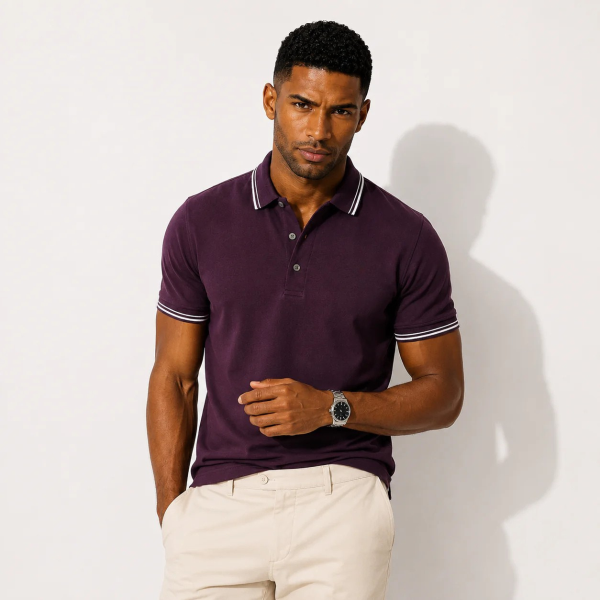 Men’s Elegant Cotton Polo Shirt