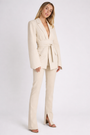Women's Belted Blazer with Tie Waist