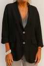 Women's Relaxed Fit Linen Blazer