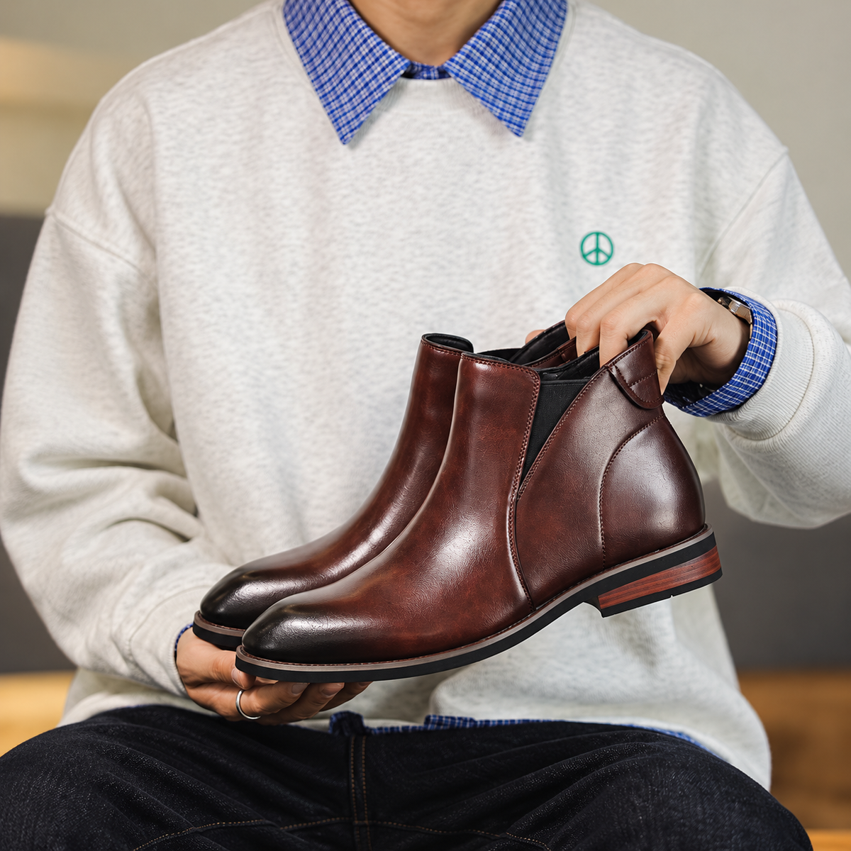 The Carrowgate Men's Side Zip Chelsea Boots