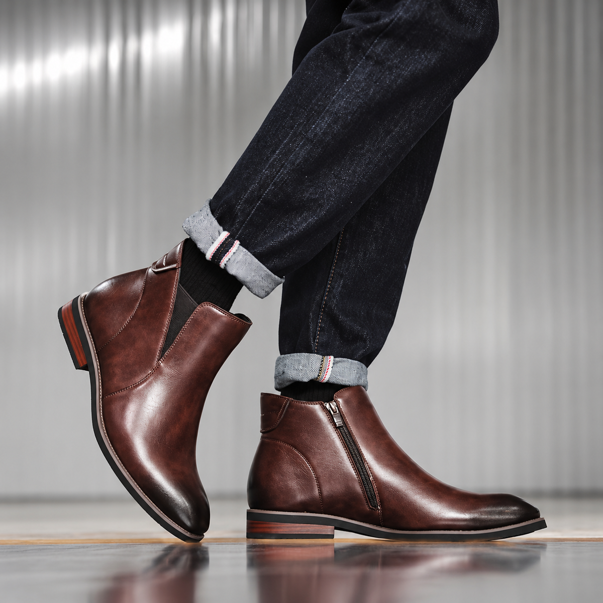 The Carrowgate Men's Side Zip Chelsea Boots