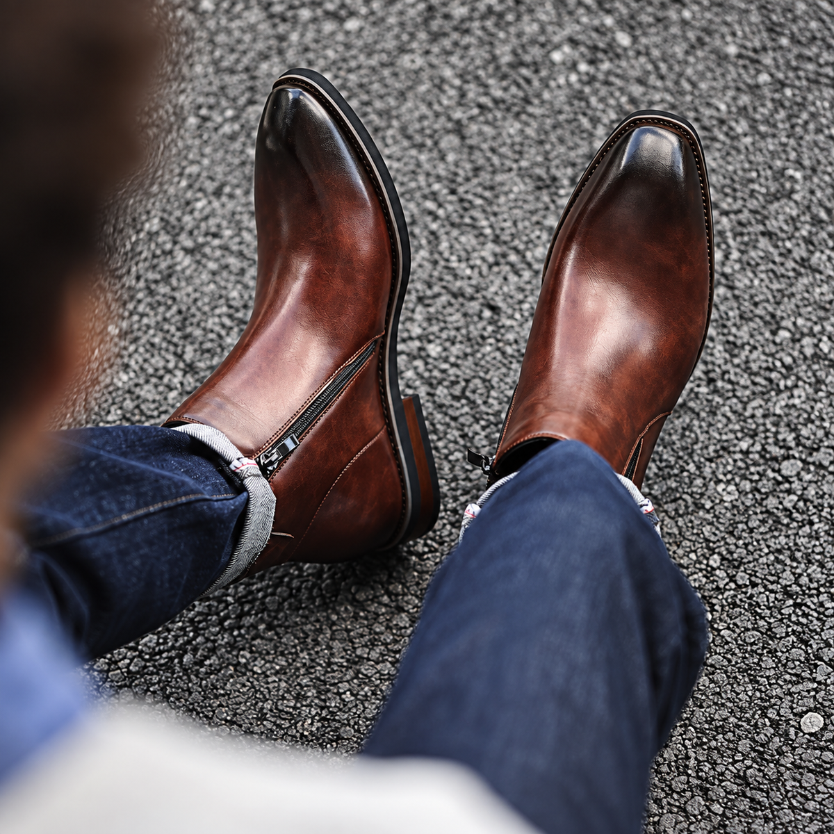 The Carrowgate Men's Side Zip Chelsea Boots