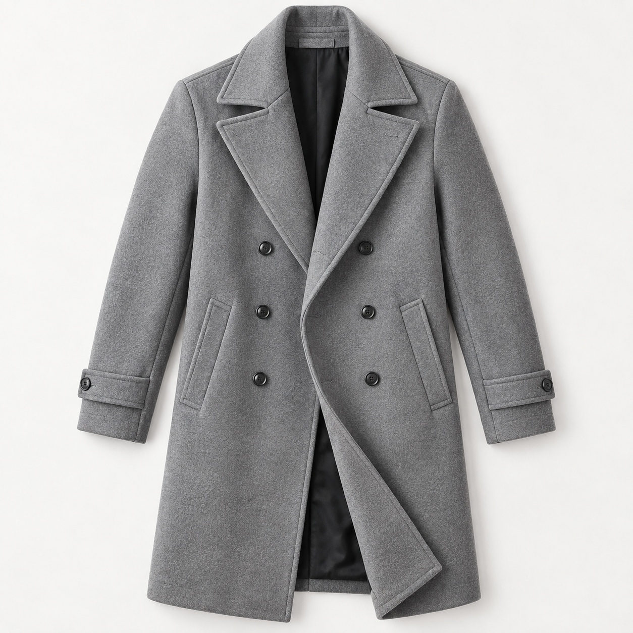 The Ambleside Men's Double Breasted Wool Overcoat