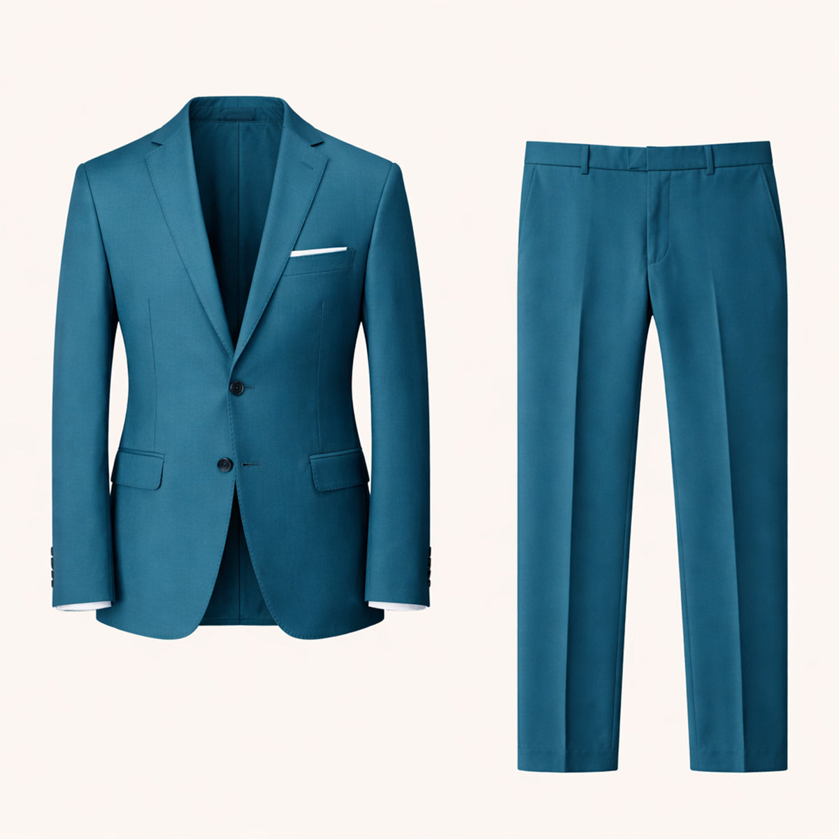 The Campobasso Men’s 2 Piece Suit – Timeless Formal Wedding & Business Suit Set