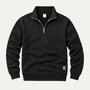 The Harlech Men's Half Zip Stand Collar Jumper