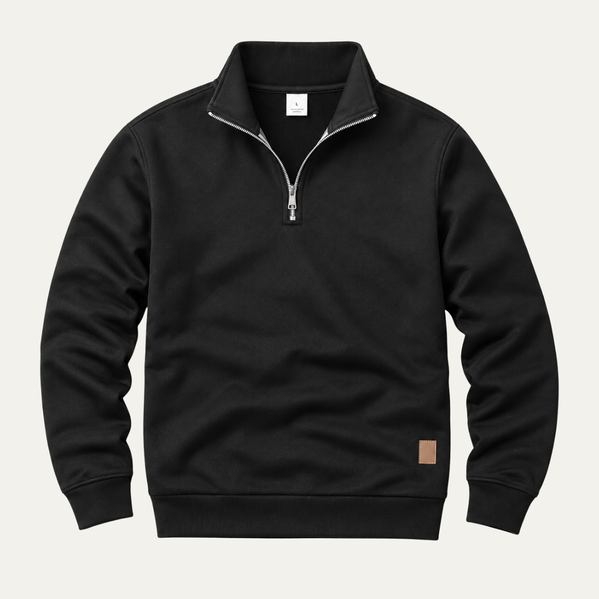 The Harlech Men's Half Zip Stand Collar Jumper
