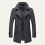 The Moffat Men's Longline Slim Wool Blend Overcoat