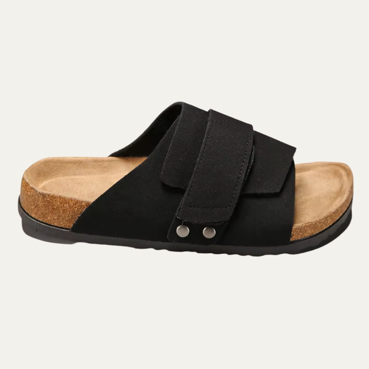 The Barrowfield Men's Suede Strap Comfort Slides