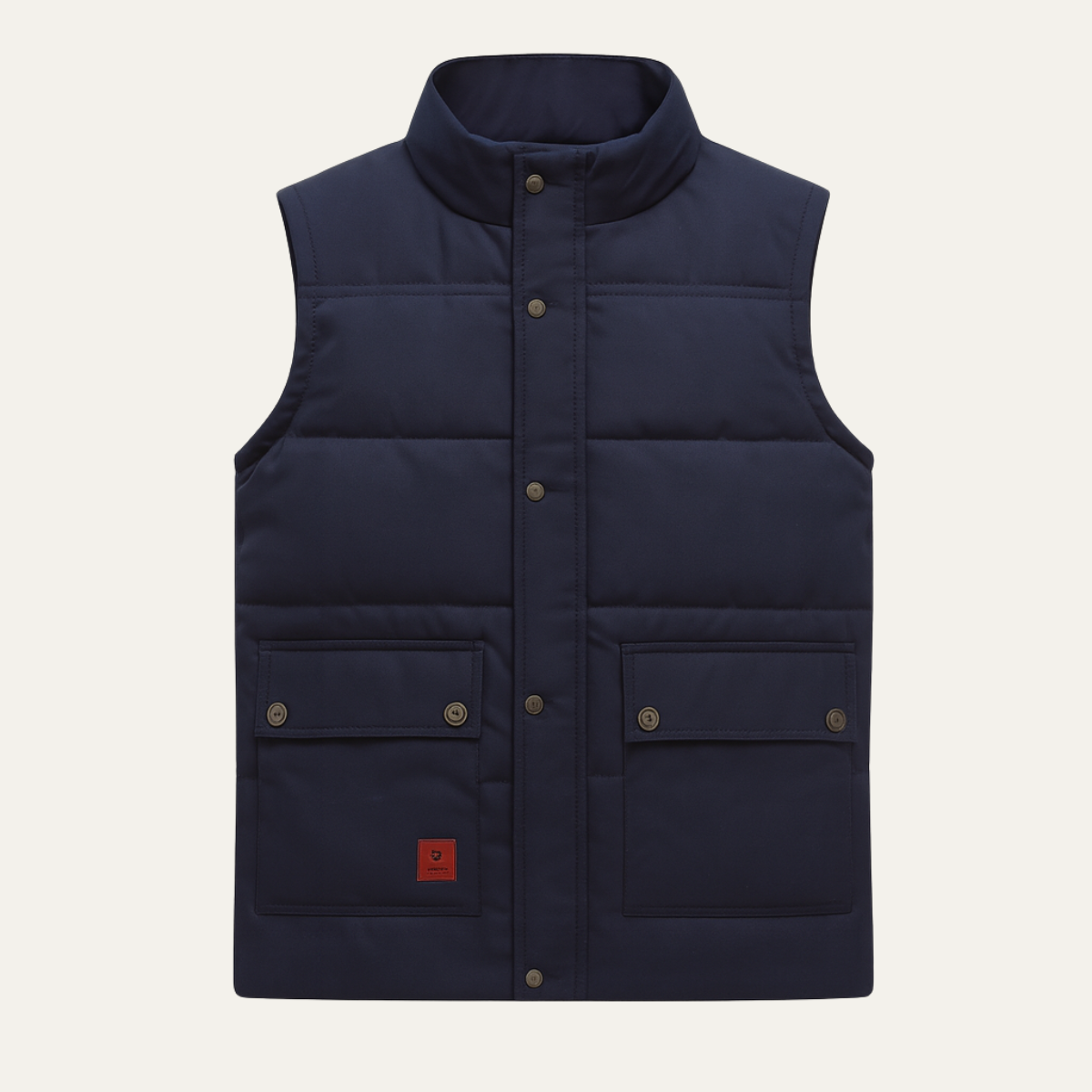 Aspen Men's Modern Fleece-Lined Winter Vest for Warmth