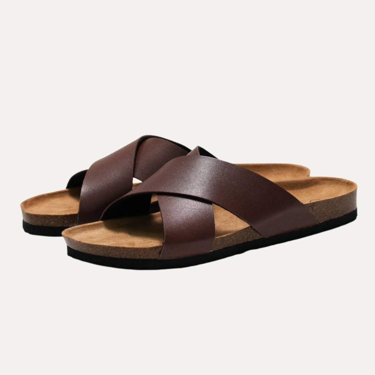 Men’s Classic Slide Leather Sandals