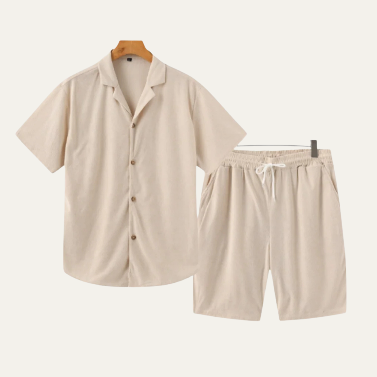 The Cremona Men’s Casual Fit Co Ord Set - Casual Shirt & Shorts Outfit