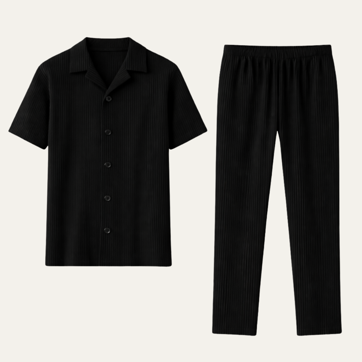 The Padova Men’s Smart Casual Co Ord Set - Shirt & Trousers