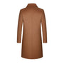 The Clitheroe Men's Single Breasted Slim Wool Overcoat
