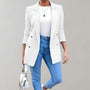 Women's Mid Length Tailored Blazer Jacket