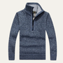 The Lacock Men's Mock Neck Half Zip Jumper