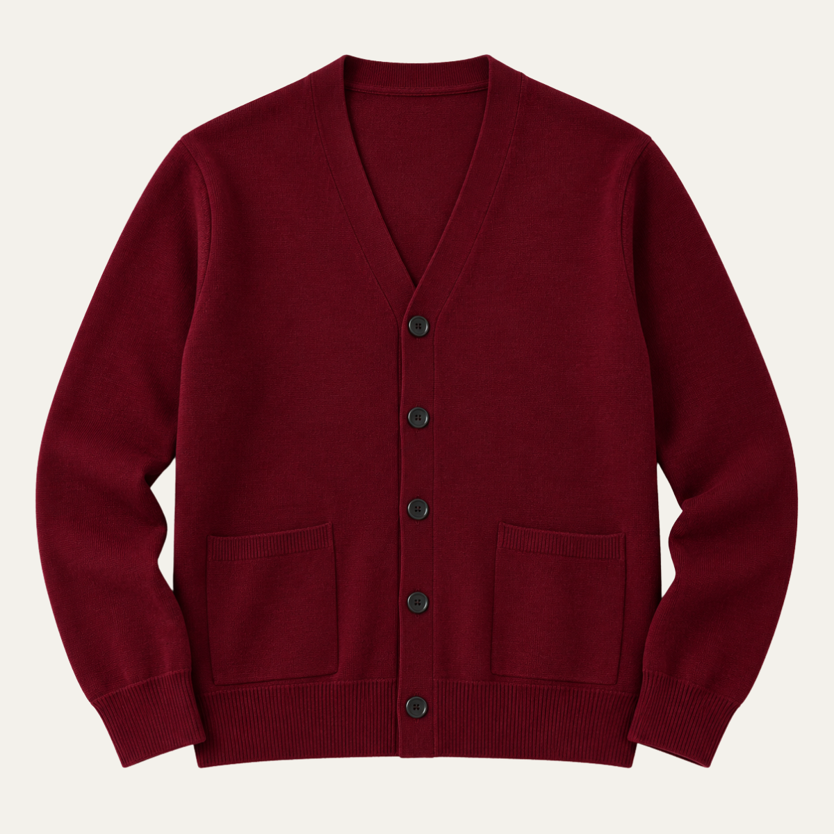 The Lyndhurst Men's Classic V Neck Button Cardigan