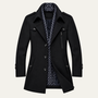 The Oundle Men's Mid Length Wool Blend Overcoat