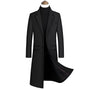 The Cartmel Men's Extra Long Wool Business Overcoat