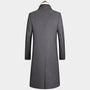 The Cartmel Men's Extra Long Wool Business Overcoat
