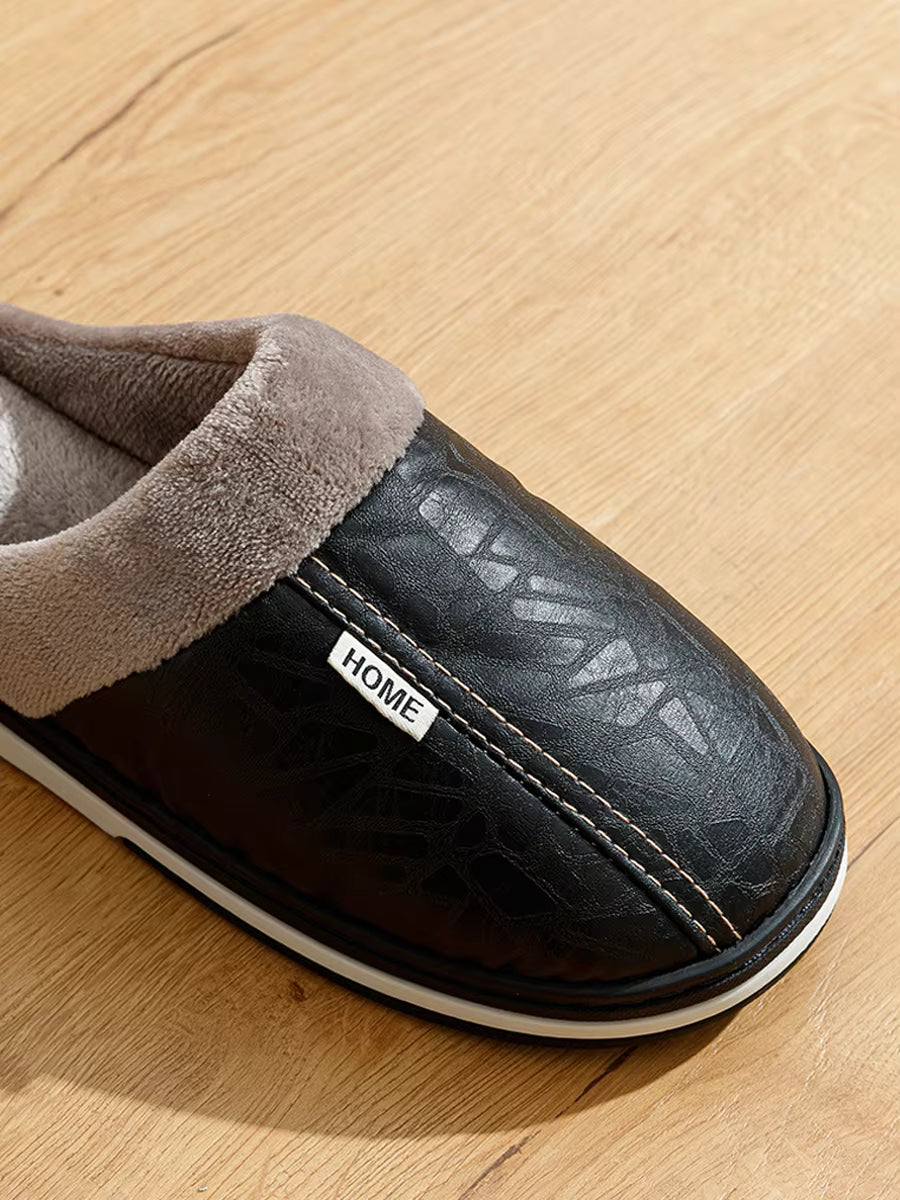 The Ashdowne Men's Fleece Lined House Slippers