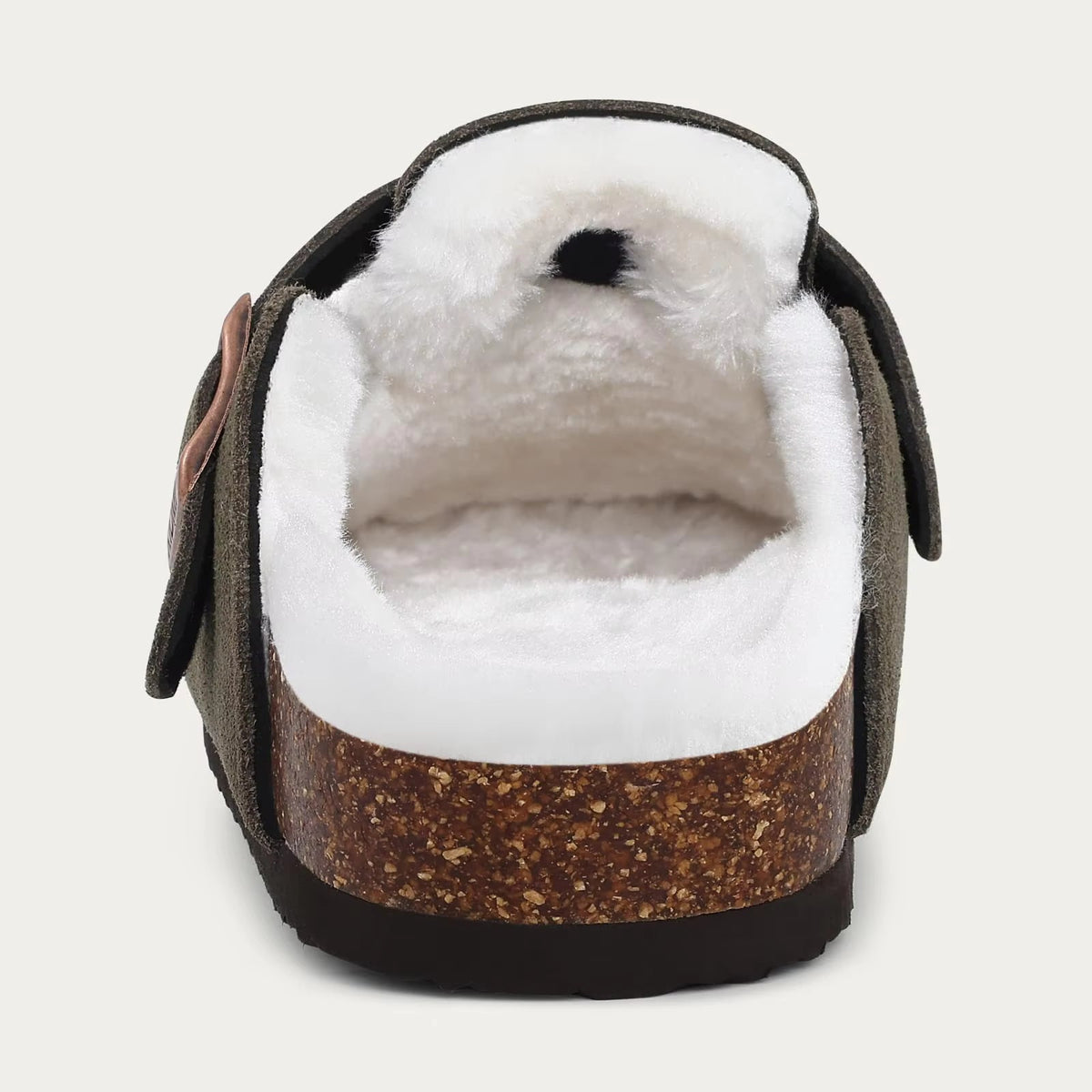 The Fernhollow Men's Fleece Lined Buckle Clogs
