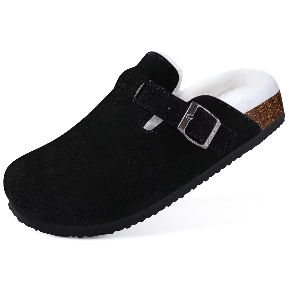 The Fernhollow Men's Fleece Lined Buckle Clogs