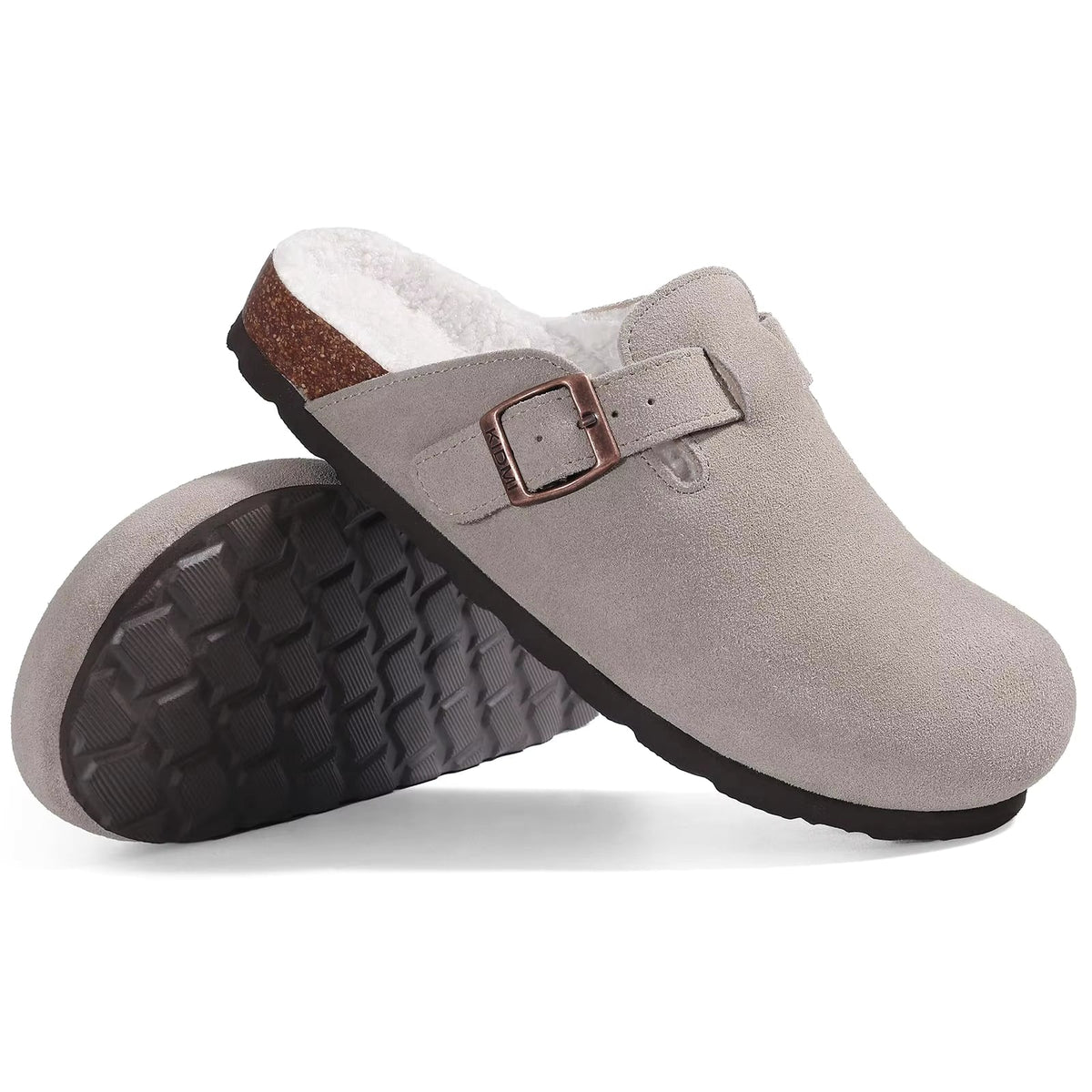 The Fernhollow Men's Fleece Lined Buckle Clogs