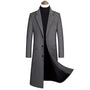 The Cartmel Men's Extra Long Wool Business Overcoat