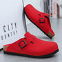 The Bramblewood Men's Buckle Cork Footbed Clogs