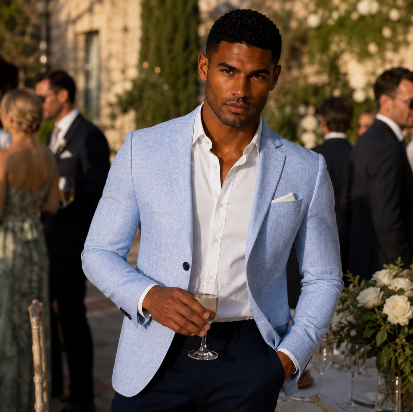The Baule Casual Business Slim Fit Blazer Jacket for Men