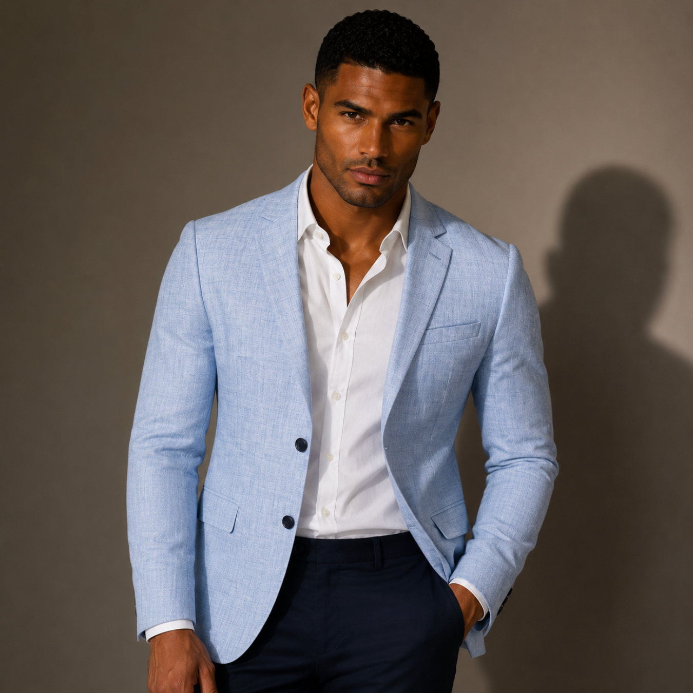 The Baule Casual Business Slim Fit Blazer Jacket for Men