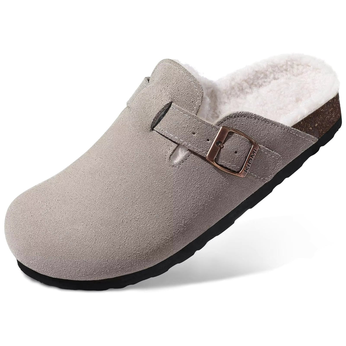 The Fernhollow Men's Fleece Lined Buckle Clogs