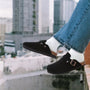 The Glenmoor Men's Contoured Cork Buckle Clogs