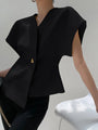 Women's Structured Blazer Top