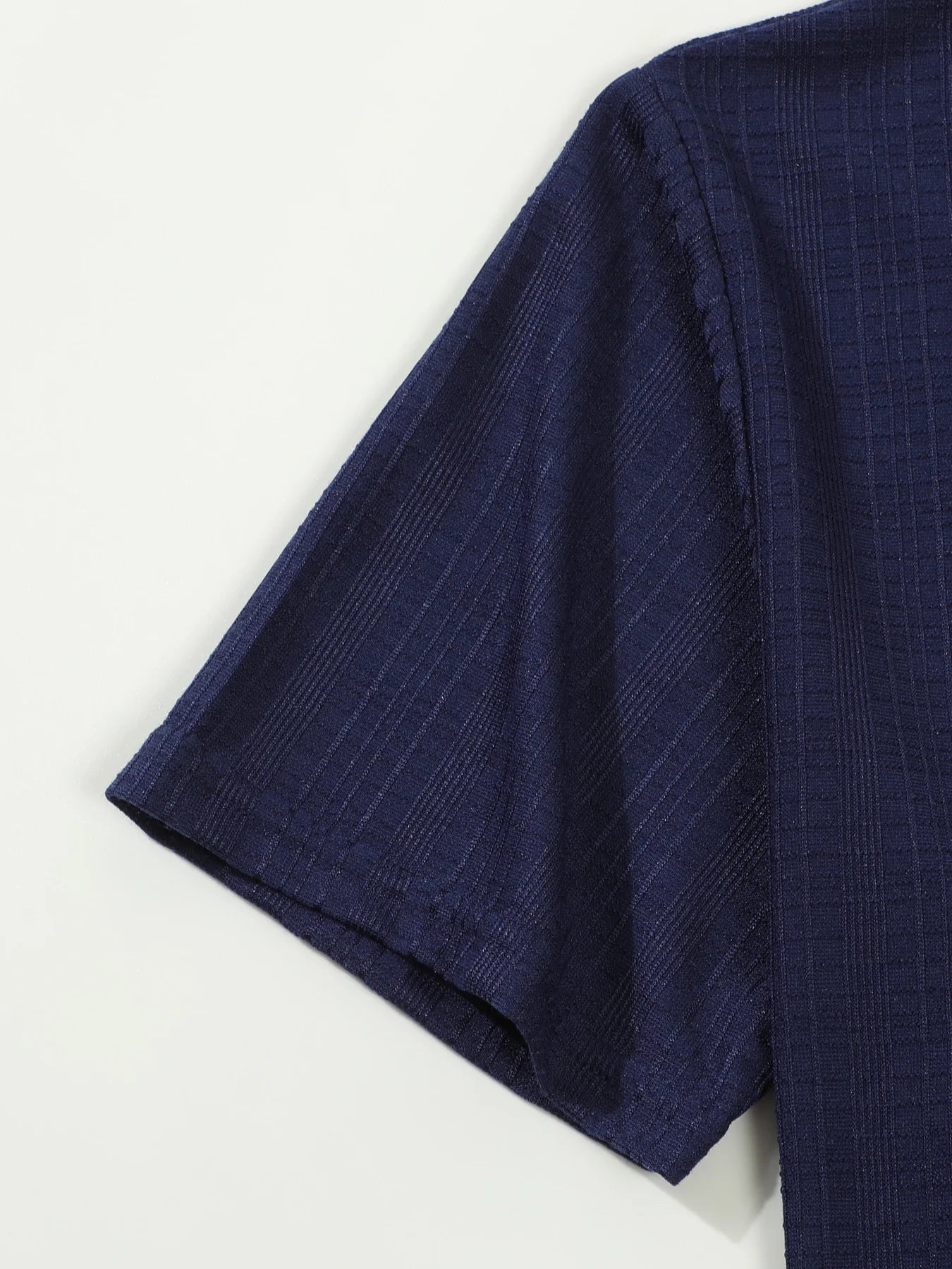 Men’s Beach Outfit Set – Short Sleeve Top and Relaxed Trousers