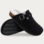 The Fernhollow Men's Fleece Lined Buckle Clogs