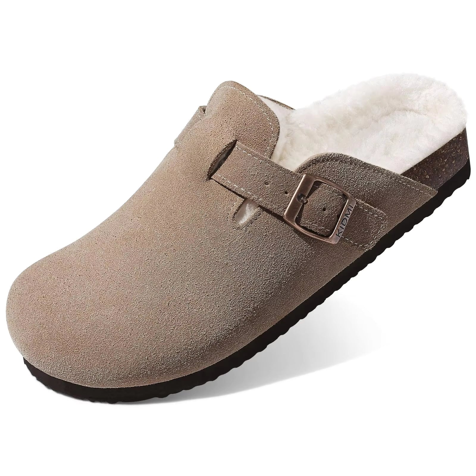 The Fernhollow Men's Fleece Lined Buckle Clogs