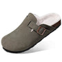 The Fernhollow Men's Fleece Lined Buckle Clogs