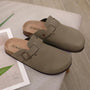 The Glenmoor Men's Contoured Cork Buckle Clogs