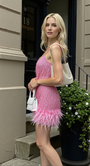 Women's Sequin Midi Cocktail Party Dress