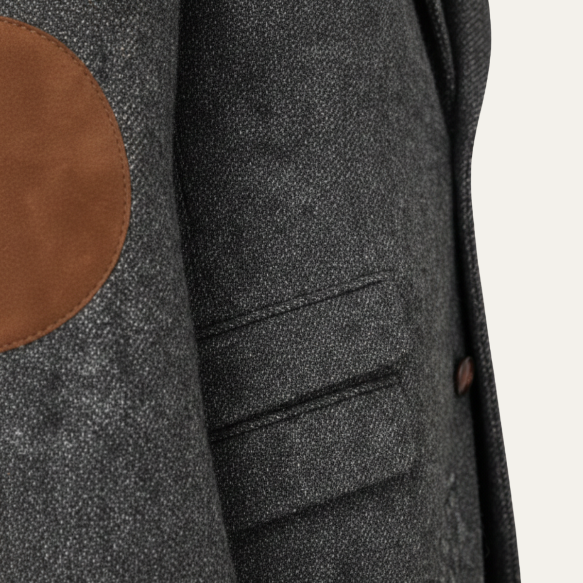 The Verona Men’s Single Breasted Herringbone Tweed Blazer