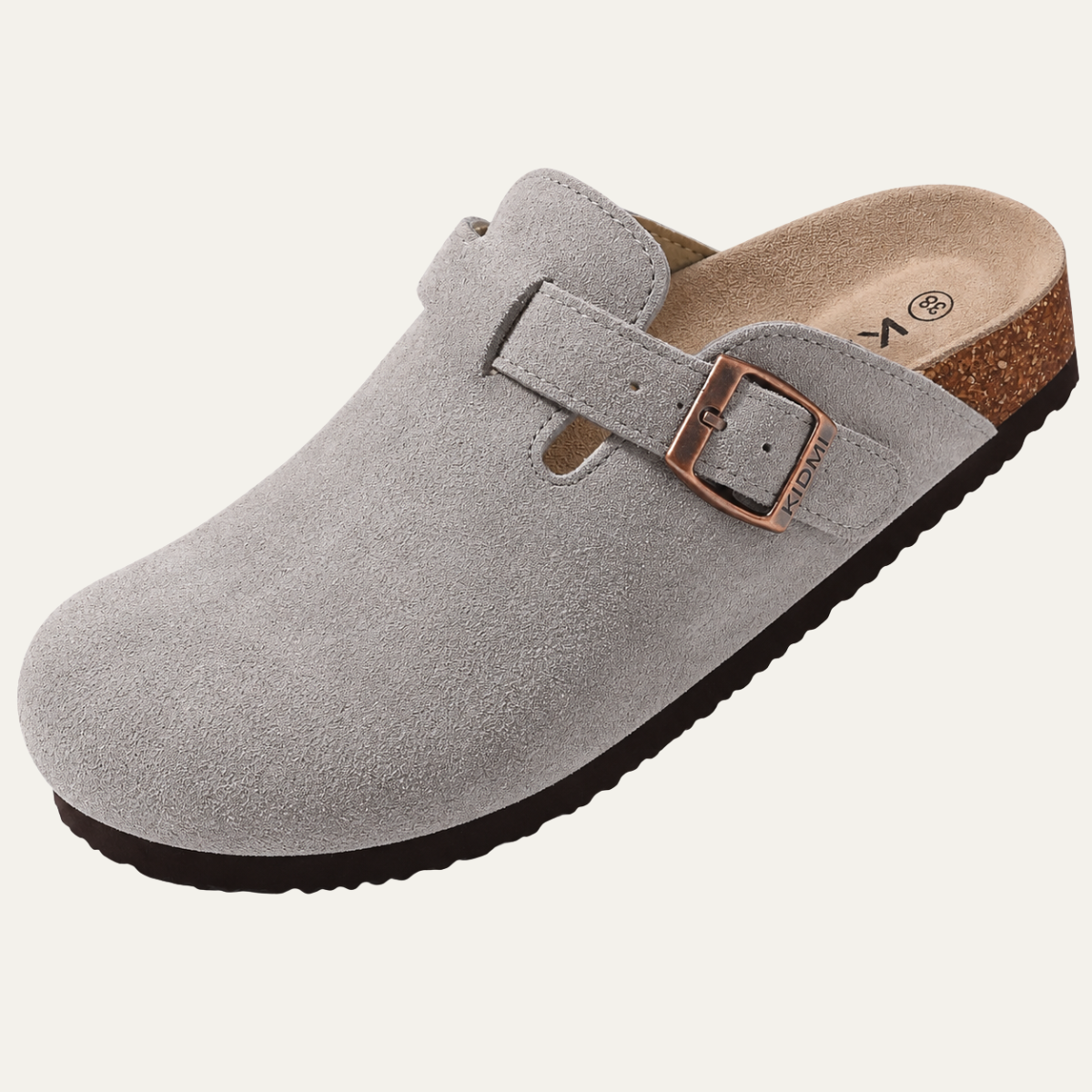 The Glenmoor Men's Contoured Cork Buckle Clogs